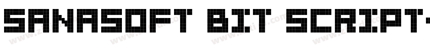 Sanasoft Bit Script字体转换